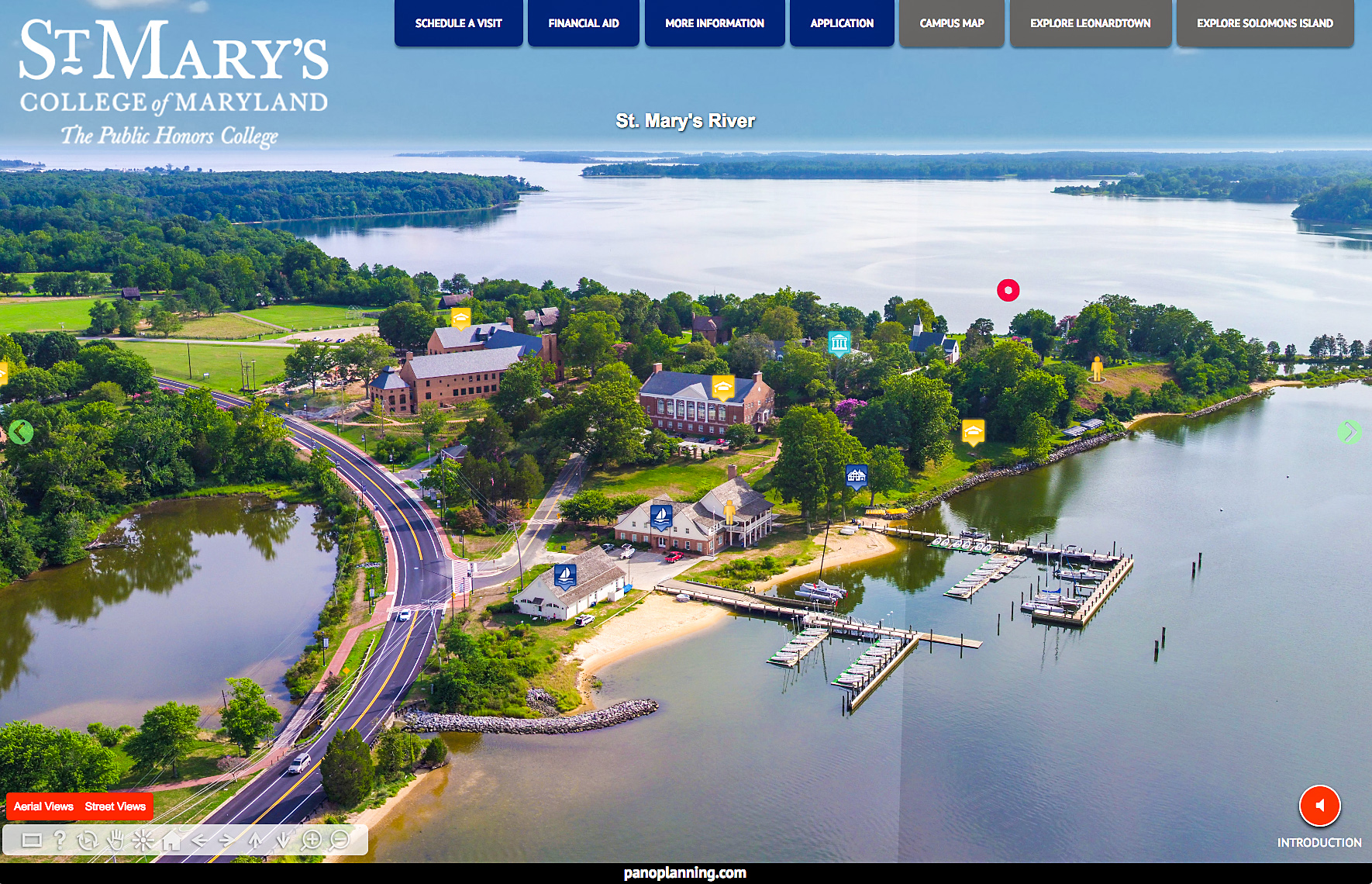 Aerial view St. Mary's College, Church Point.